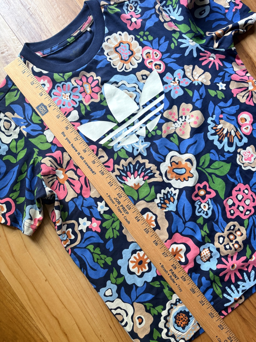adidas Originals x Liberty London Unisex Tee in All Over Floral Print 11-12Y - Picture 8 of 8